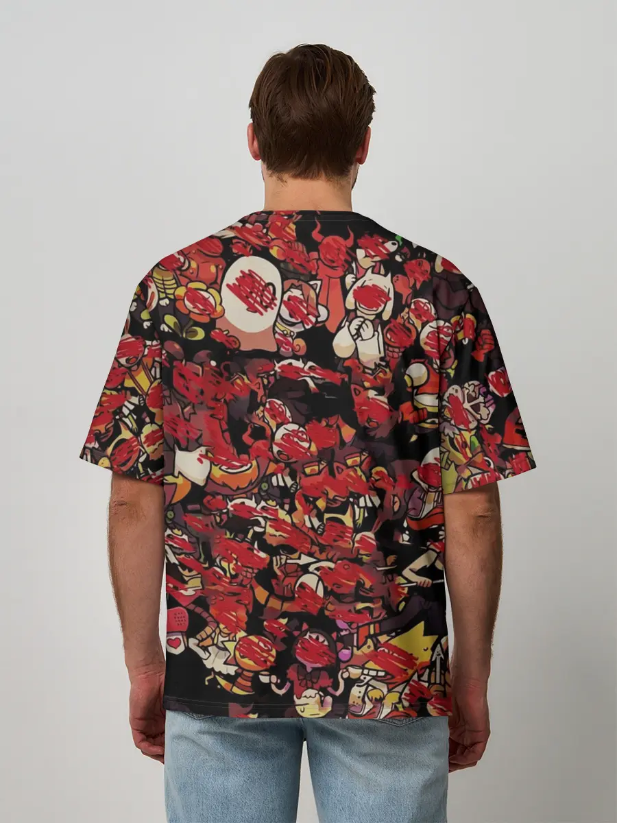 Мужская футболка оверсайз / UNDERTALE CHARA