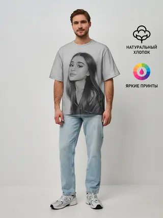 Мужская футболка оверсайз / Ariana Grande