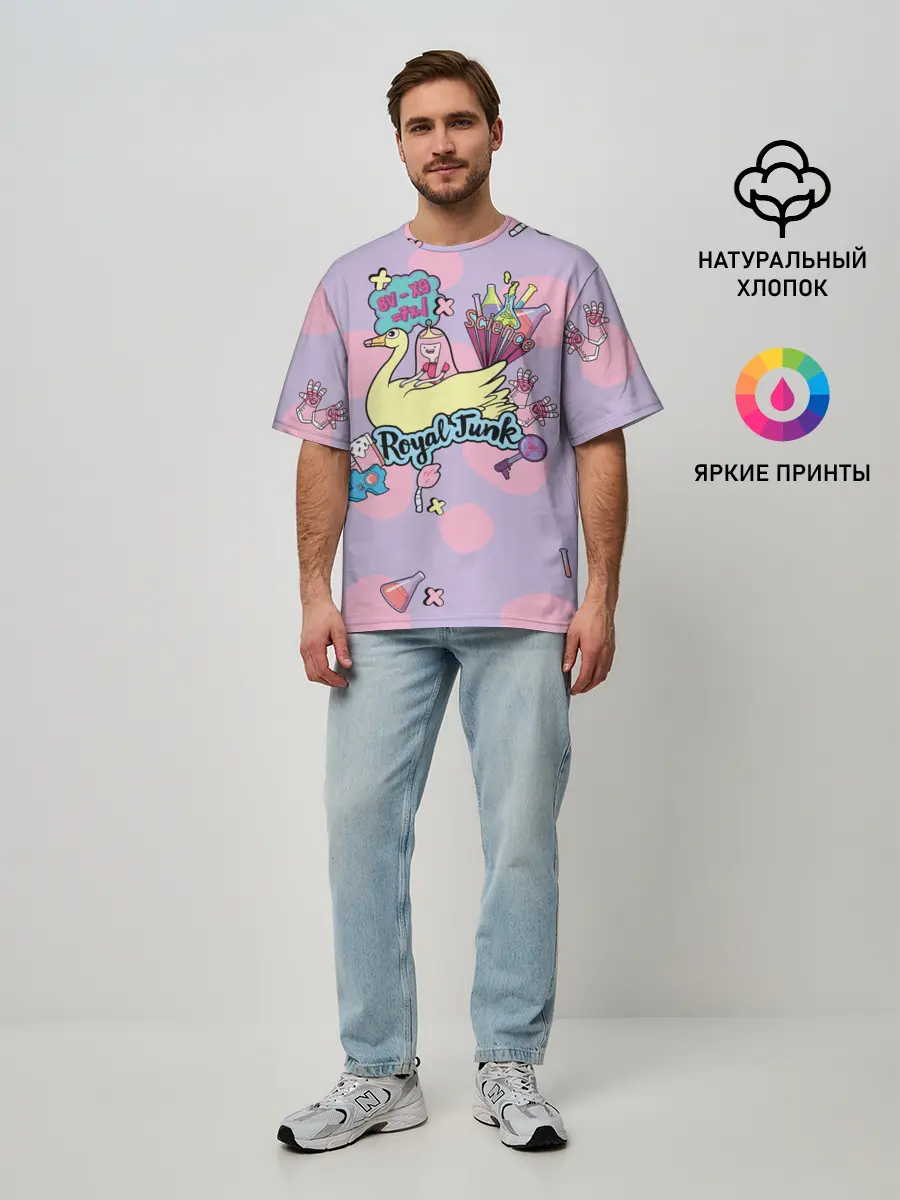 Мужская футболка оверсайз / Royal Junk