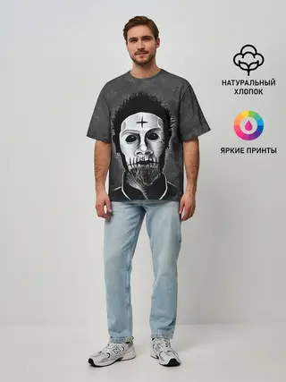 Мужская футболка оверсайз / LIMP BIZKIT | ЛИМП БИЗКИТ