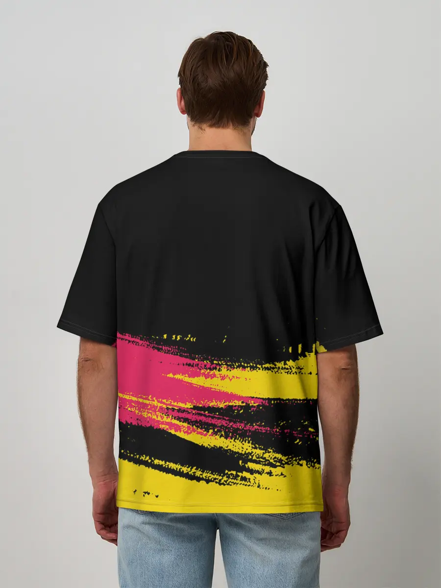 Мужская футболка оверсайз / BARCELONA / БАРСЕЛОНА