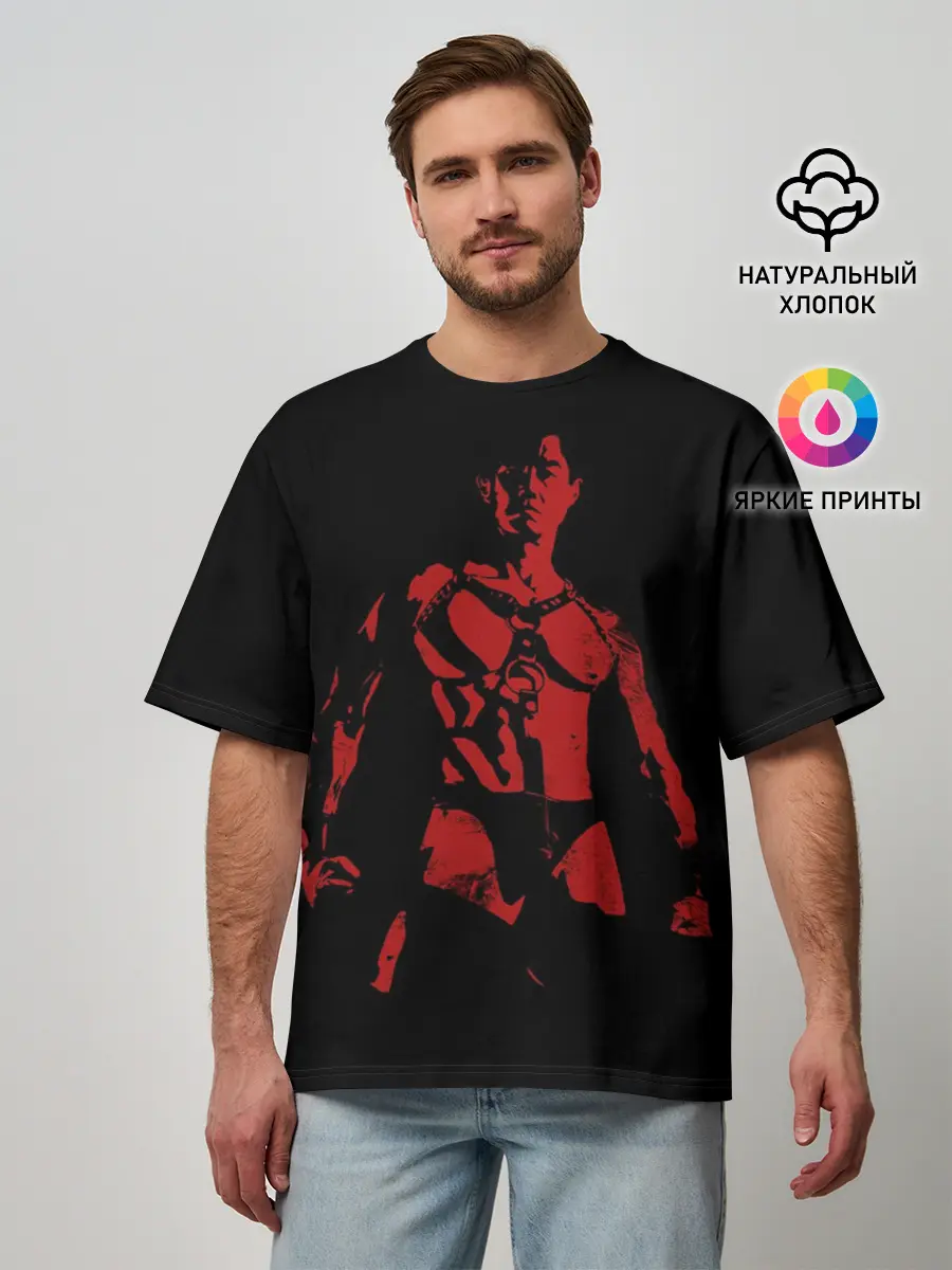 Мужская футболка оверсайз / Dungeon Master