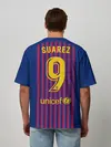 Мужская футболка оверсайз / Suarez home 18-19