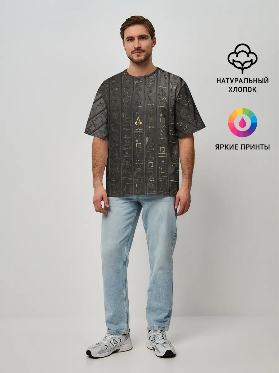 Мужская футболка оверсайз / ASSASSINS CREED:ORIGINS