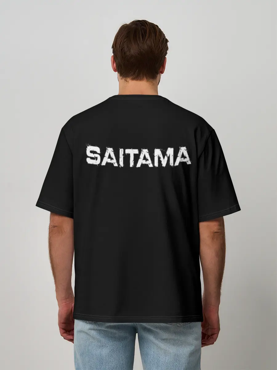 Мужская футболка оверсайз / Сайтама