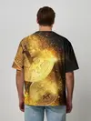 Мужская футболка оверсайз / БИТКОИН ЗОЛОТО | BITCOIN GOLD