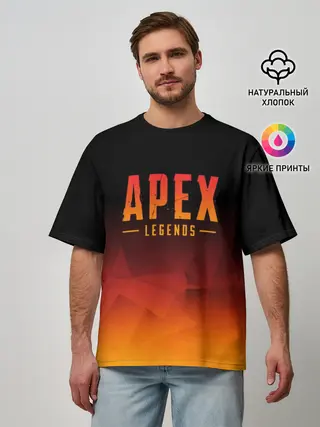Мужская футболка оверсайз / APEX LEGENDS | АПЕКС ЛЕГЕНДС