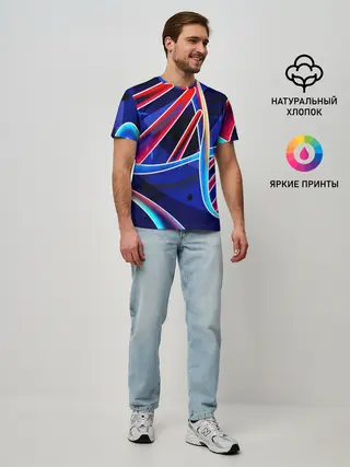 Мужская базовая футболка / ДНК