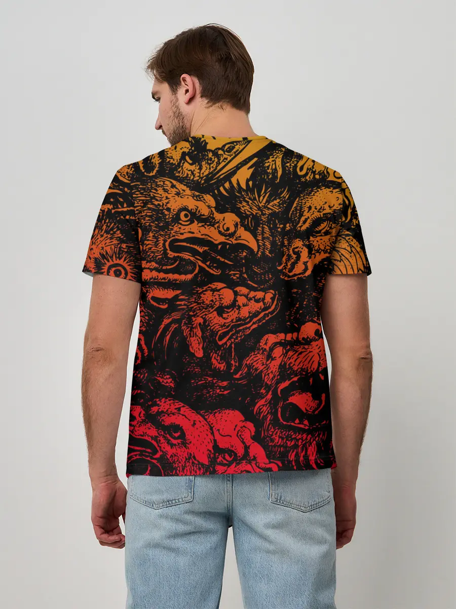 Мужская базовая футболка / Grotesque animals