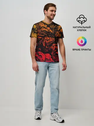 Мужская базовая футболка / Grotesque animals