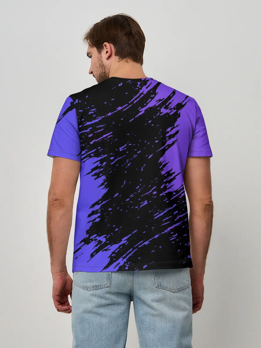 Мужская базовая футболка / Геометри Даш | Geometry Dash