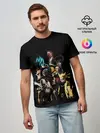 Мужская базовая футболка / КУЛЬТОВЫЕ АНИМЕ ГЕРОИ