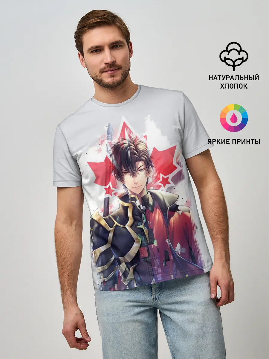 Мужская базовая футболка / Quan Zhi Gao Shou