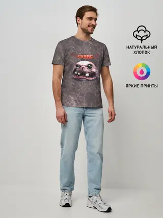 Мужская базовая футболка / The Binding of Isaac | ГОЛОВА