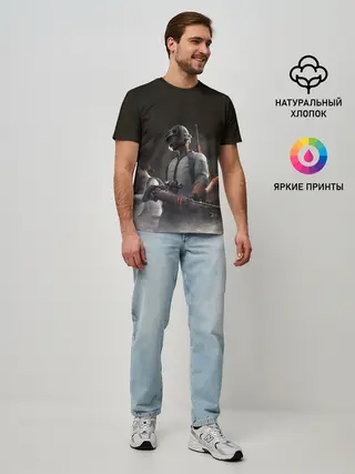 Мужская базовая футболка / PUBG