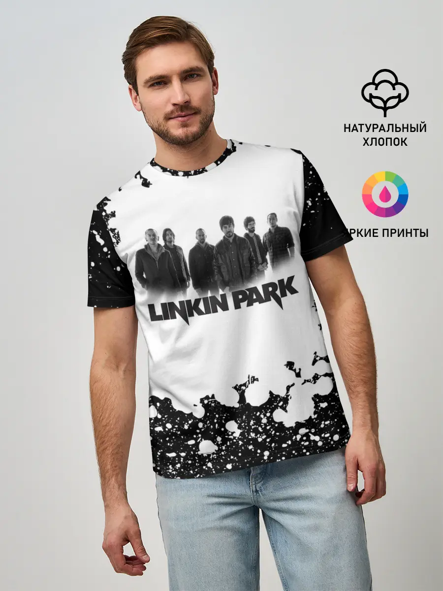 Мужская базовая футболка / LINKIN PARK