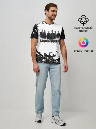 Мужская базовая футболка / LINKIN PARK