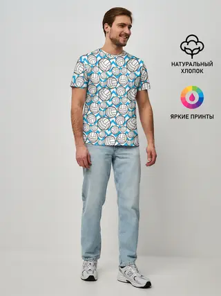 Мужская базовая футболка / Волейбол