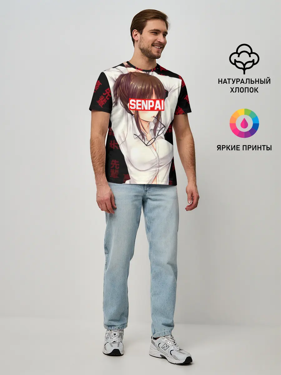 Мужская базовая футболка / Anime