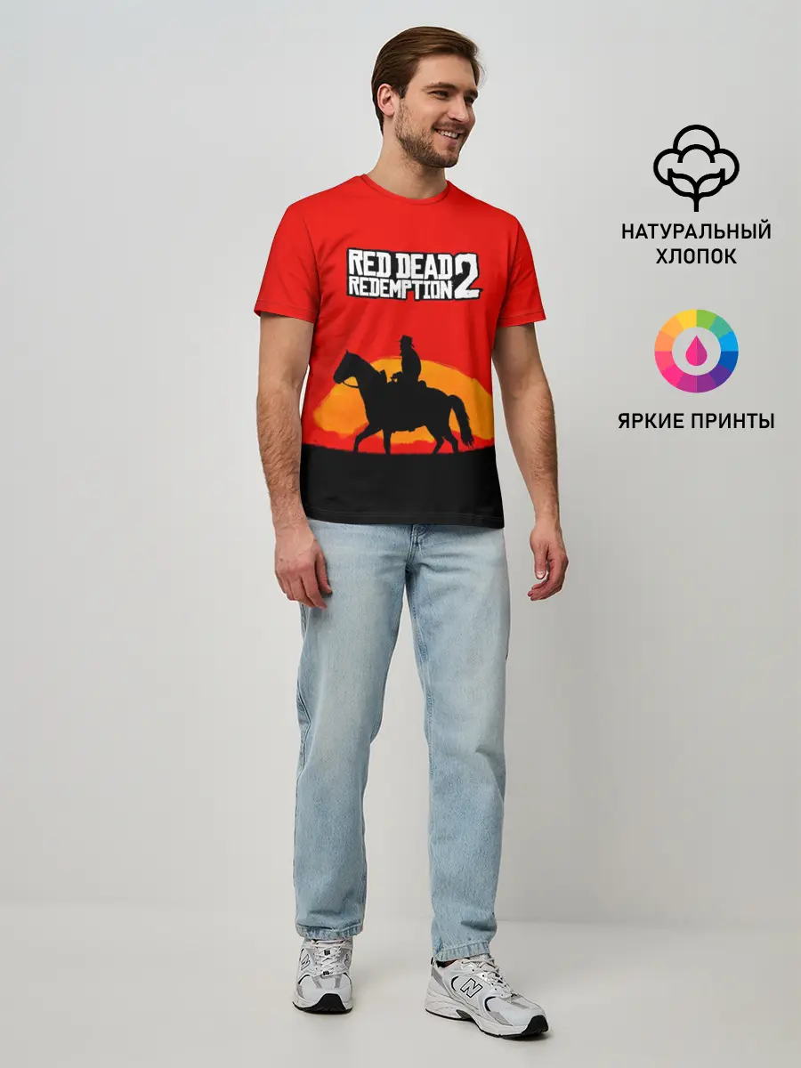 Мужская базовая футболка / Red Dead Redemption 2