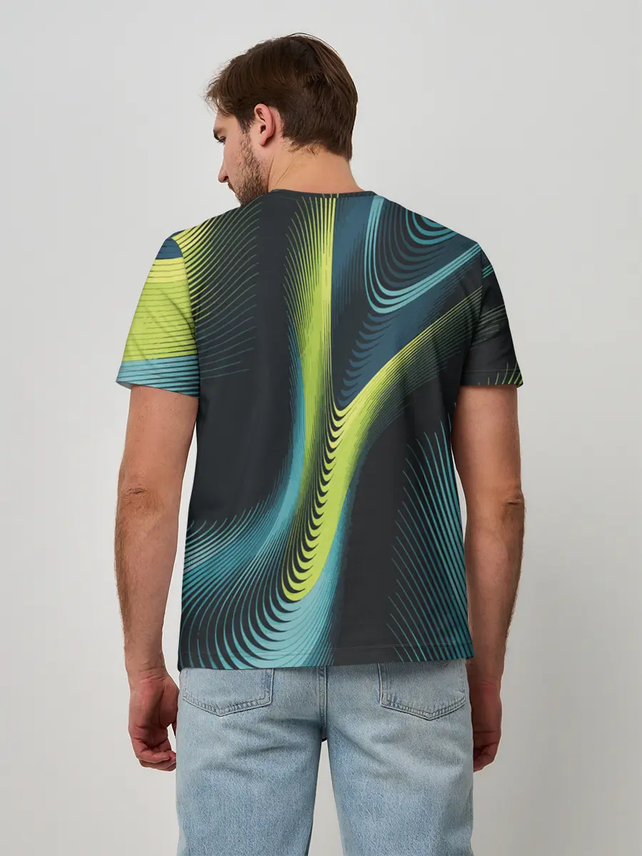 Мужская базовая футболка / Wave