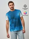 Мужская базовая футболка / СИНИЙ ДЫМ