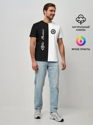 Мужская базовая футболка / Alfa Romeo