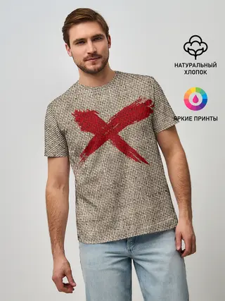 Мужская базовая футболка / Red Cross