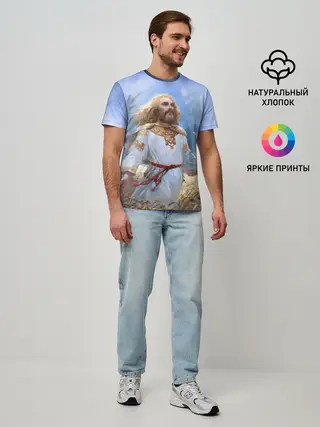 Мужская базовая футболка / Даждьбог