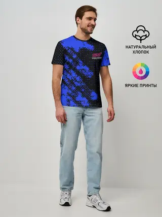 Мужская базовая футболка / SUBARU STI | СУБАРИСТ