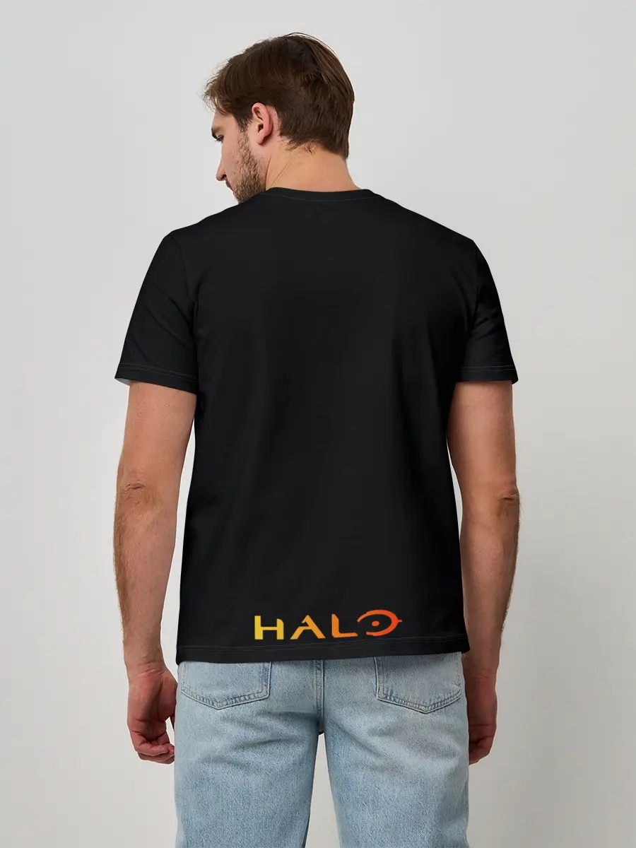 Мужская базовая футболка / Halo x Battlefield