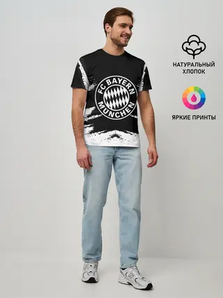 Мужская базовая футболка / BAYERN MUNCHEN
