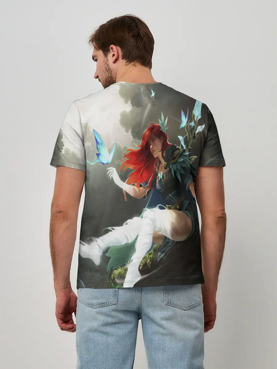 Мужская базовая футболка / Windranger Dota