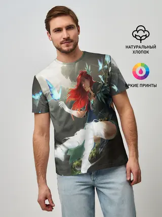 Мужская базовая футболка / Windranger Dota