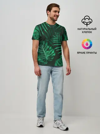 Мужская базовая футболка / Джунгли