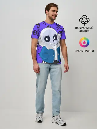 Мужская базовая футболка / Санс | Undertale