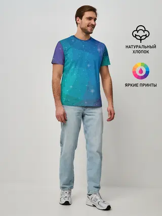 Мужская базовая футболка / Космос