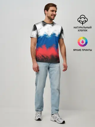 Мужская базовая футболка / Россия