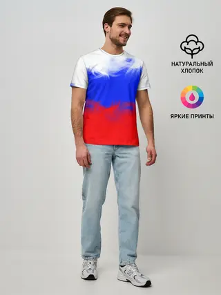 Мужская базовая футболка / Россия.