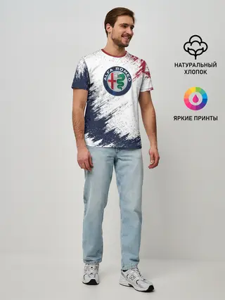 Мужская базовая футболка / Alfa Romeo