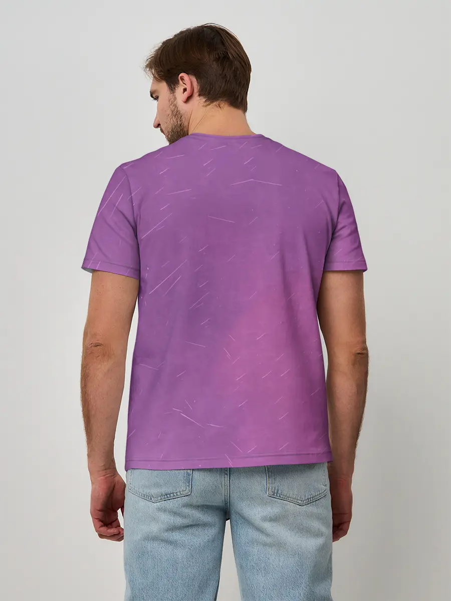 Мужская базовая футболка / Purpule Peep