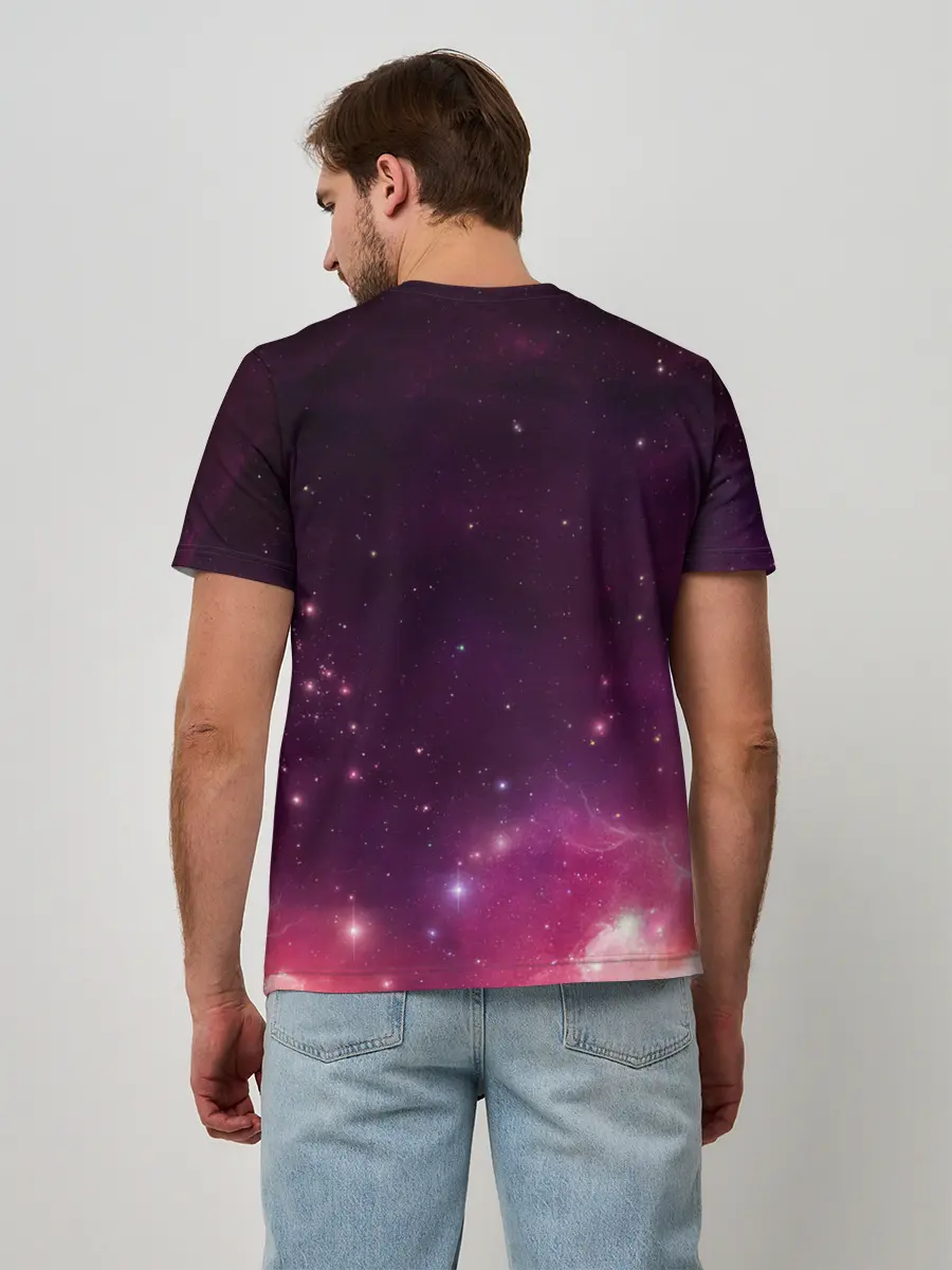 Мужская базовая футболка / Космическая вспышка