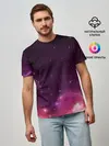 Мужская базовая футболка / Космическая вспышка