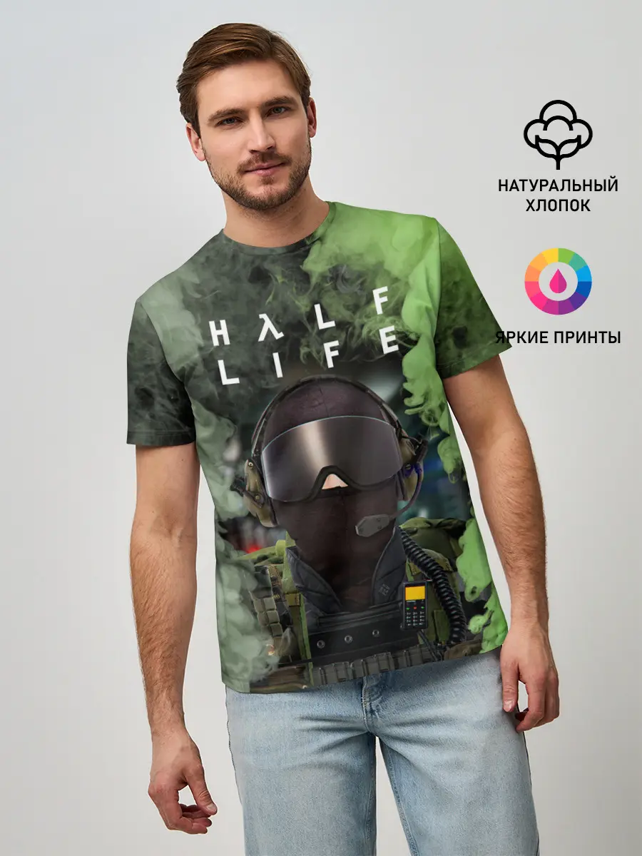 Мужская базовая футболка / Opposing Force | Half-Life