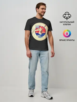 Мужская базовая футболка / Deep Purple