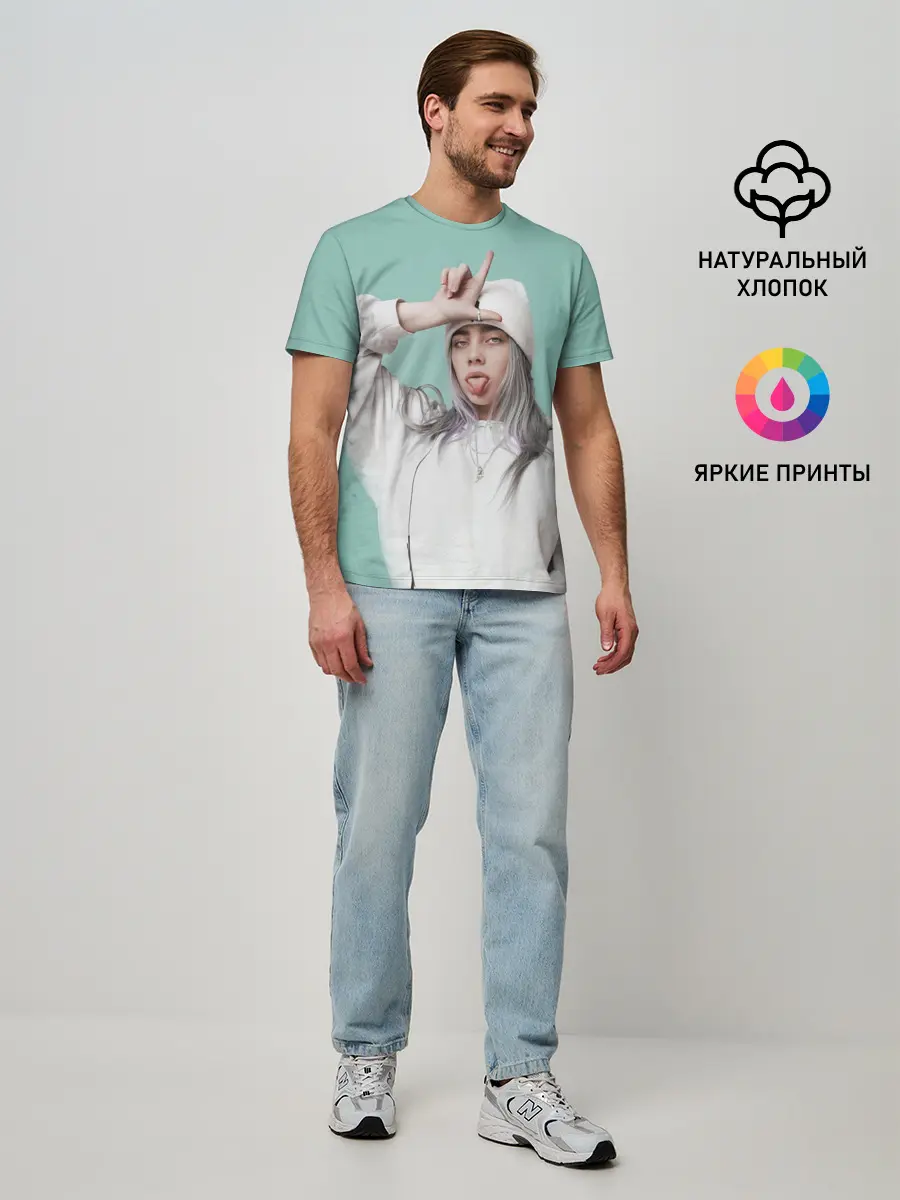 Мужская базовая футболка / BILLIE EILISH