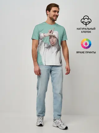 Мужская базовая футболка / BILLIE EILISH