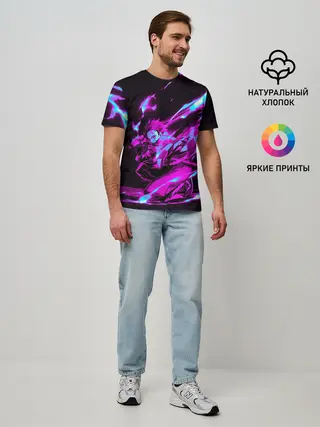 Мужская базовая футболка / НЕОНОВЫЙ ТАНДЖИРО