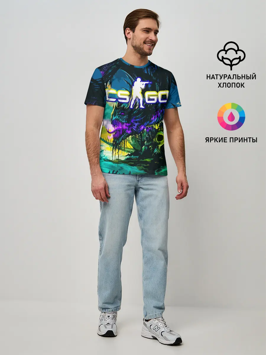 Мужская базовая футболка / CS GO