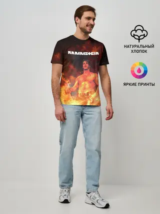 Мужская базовая футболка / RAMMSTEIN | РАМШТАЙН
